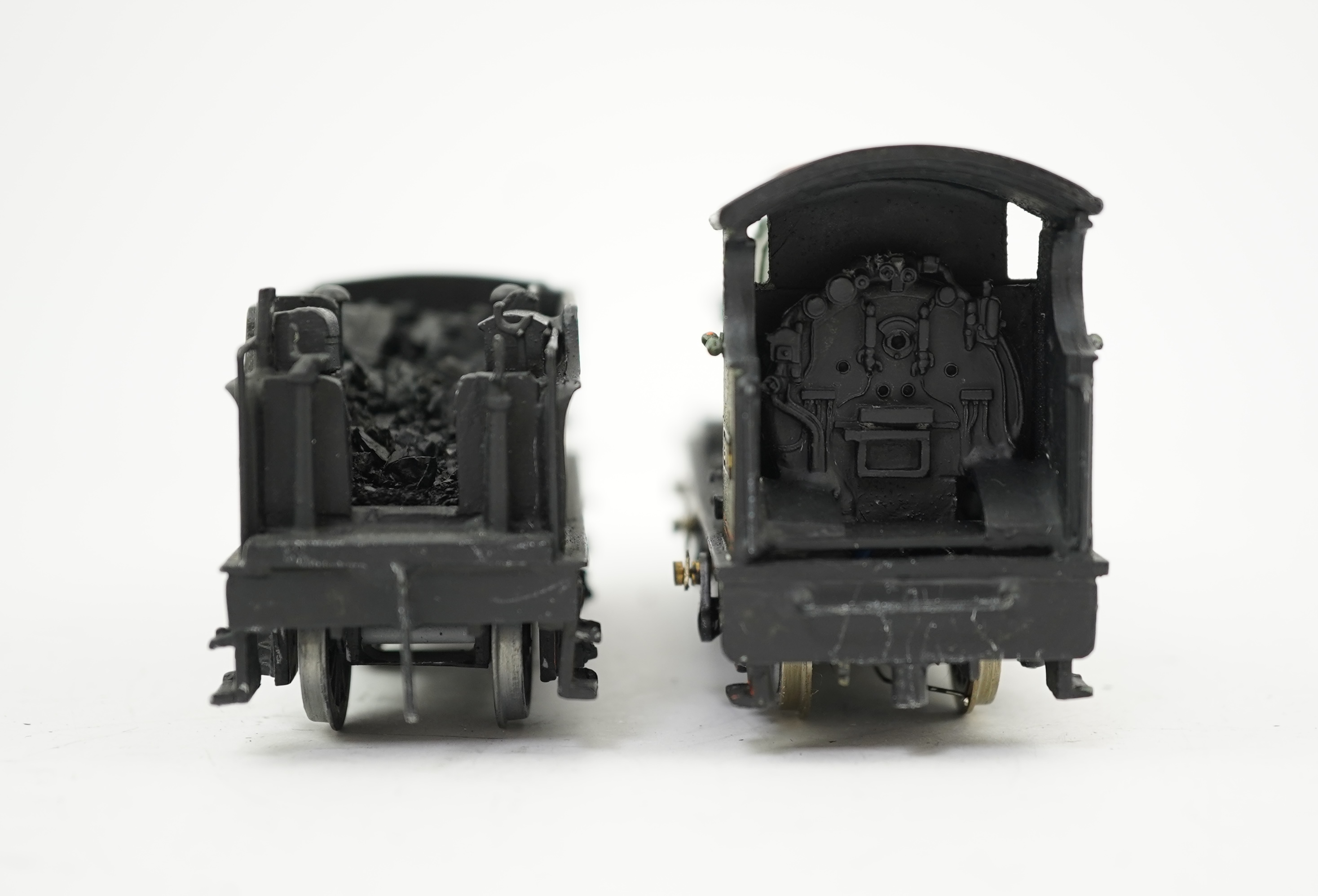 Two 00 gauge brass and white metal kit built Dean designed GWR tender locomotives; an Aberdare class 2-6-0, 2601, together with a Duke class 4-4-0, 3252, constructed, painted and lined to a high standard, both motored fo